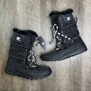 Sorel Black Whitney Tall Waterproof Boots NEW Size 7.5